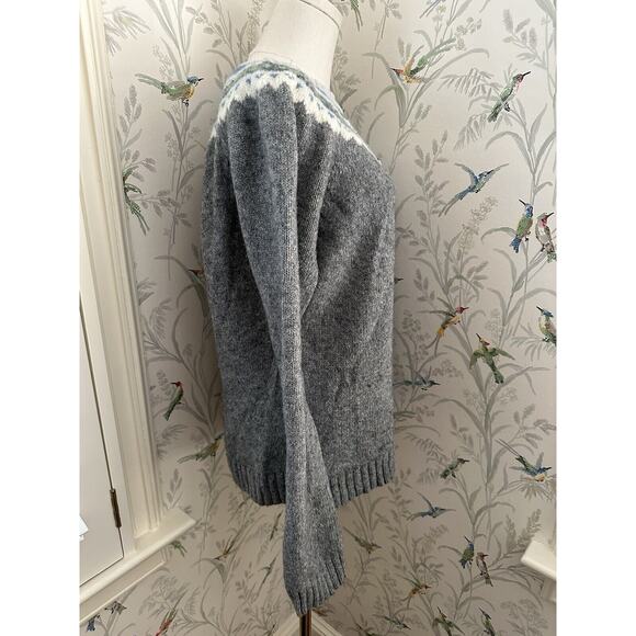 Vintage OLD NAVY 63% lambswool blue knit pullover Women’s sweater size XL - Picture 2 of 5